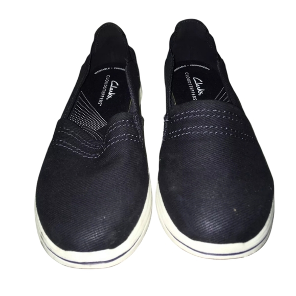 Clarks Cloudsteppers Breeze Step Women's Slip On Shoes Size 5 M Dark Navy Blue - Picture 2 of 6